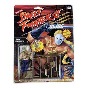 G.I Joe Vega Figure Street Fighter II Figure Hasbro Capcom 1993 Vintage